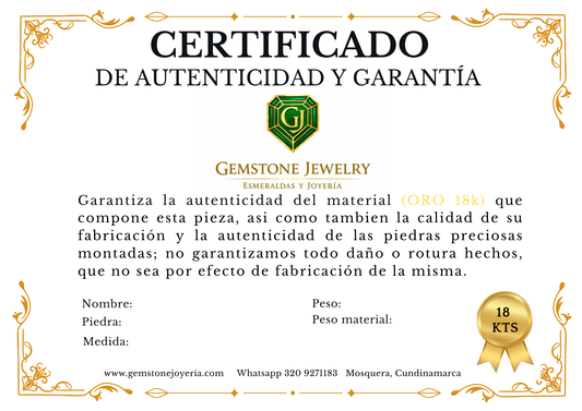 Pulsera tejida en oro 18k